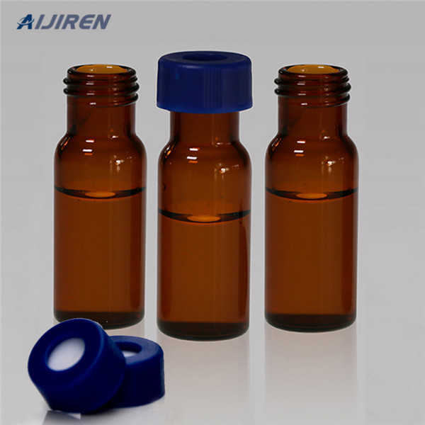 HPLC vials with writable labels